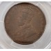 AUSTRALIA 1933/2 . ONE 1 PENNY . VARIETY . OVERDATE . PCGS XF40